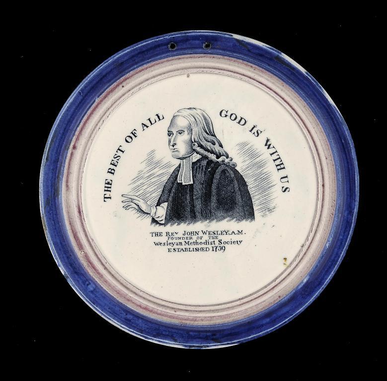 A COMMEMORATIVE EARTHENWARE PLAQUE, PROBABLY SUNDERLAND, C1830-40  printed in black with portrait of
