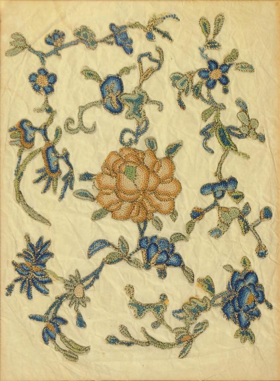 A GROUP OF CHINESE SILK EMBROIDERIES including pairs of sleeve bands and cuffs, various sizes all - Image 2 of 7