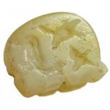 A SUMERIAN CALCITE STAMP SEAL IN THE FORM OF A RECLINING BULL, C3000 BC  2.3cm l (ex Alex Szolin,