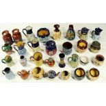 A COLLECTION OF LOVATT'S LANGLEY ART POTTERY ORNAMENTAL AND USEFUL WARE WITH FREEHAND INCISED AND