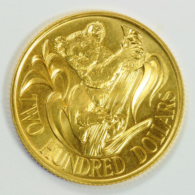 GOLD COIN.  AUSTRALIA TWO HUNDRED DOLLARS 1983 (10G) - Image 3 of 3