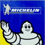 A PRINTED ALUMINUM MICHELIN SIGN