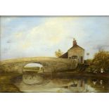 F MAYFIELD (EXH 1888) THE OLD BRIDGE LADY BAY signed and dated 62, oil on canvas, 24.5 x 35cm ++