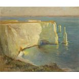 †ARTHUR SPOONER, RBA (1873-1962) THE DORSET COAST  signed, oil on canvas laid on board, 49.5 x 59.