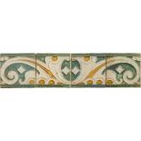 ONE HUNDRED AND TWENTY DUTCH FOUR INCH CLOISONNÉ BORDER TILES en suite with the two preceding