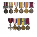 WORLD WAR ONE GROUPS OF FIVE AND SIX TO BROTHERS  The Most Excellent Order of the British Empire,