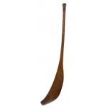 TRIBAL ART.  A WOOD DANCE WAND OR CLUB, POSSIBLY SOLOMAN ISLANDS, 19TH/20TH C  of paddle shape