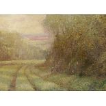 ARTHUR LOWE (1865-1940) THE VALE OF BELVOIR; PULLING THE BOAT a pair, both signed, oil on board,