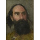 WILLIAM JOHN WAINWRIGHT, RWS (1855-1931)   HEAD OF A   MAN oil on canvas, 18 x 12.5cm ++In fine
