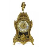 A FRENCH ORMOLU MOUNTED BOULLE BRACKET CLOCK IN LOUIS XV STYLE,  19TH C the gong striking movement