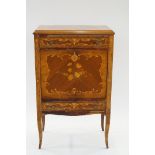 A 1960's Italian inlaid drinks cabinet