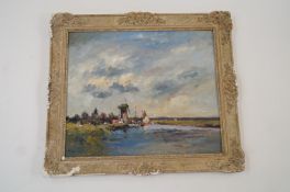 WITHDRAWN Impressionist landscape, oil o