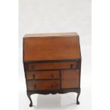 A mahogany bureau