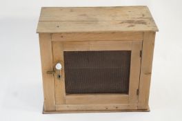 A 20th century pine meat safe