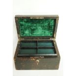 A Victorian jewellery box