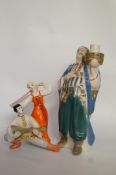 Two Russian ceramic figures