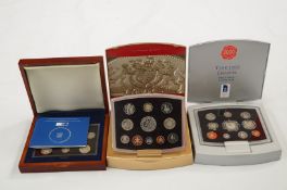 Three sets of collectors coins