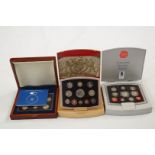 Three sets of collectors coins