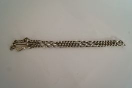 Silver pocket watch chain 1902