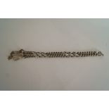 Silver pocket watch chain 1902