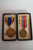 Two American military medals