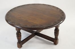 A Jaycee oak coffee table