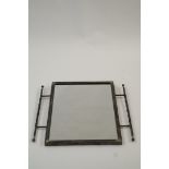 A metal mirror