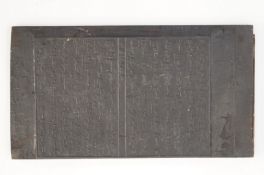 A 19th century Chinese wooden printing b