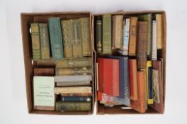 A collection of vintage books, two boxes
