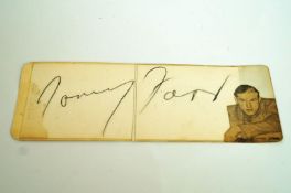 Boxing Collectable; mounted original aut