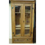 A large oak cabinet