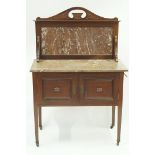 A marble washstand