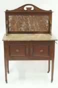 A marble washstand