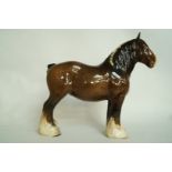 A Beswick shire horse