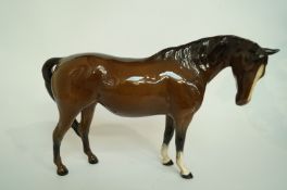 A Beswick brown horse