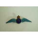 An RAF sweetheart brooch, in enamelled m