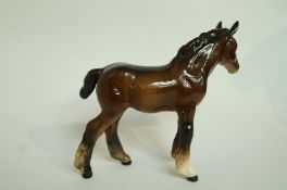 A small Beswick shire horse