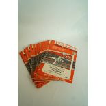 21 x Liverpool F.C. 1967/68 home program