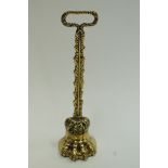 A 19th century brass doorstop in the for