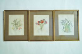 Three signed Brian Higbee etchings to in