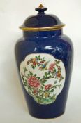 A 19th century Sampson vase and cover