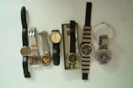 A collection of seven gentleman's wrist