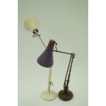 Two anglepoise lamps, one by Herbert Ter