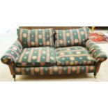 A modern two seater sofa