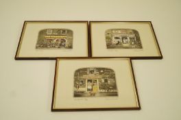 Graham Clarke - three colour etching to