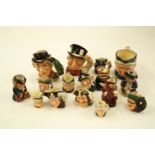 A collection of Royal Doulton character