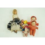 A French Can-Can doll, Pelham puppets an