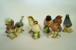 A collection of Beswick birds
