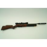 Theoban Rapid .22 PCP air rifle with sco