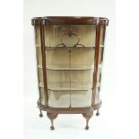 A 19th century mahogany glazed cabinet